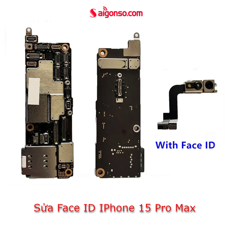 sửa face id iphone 15 pro max